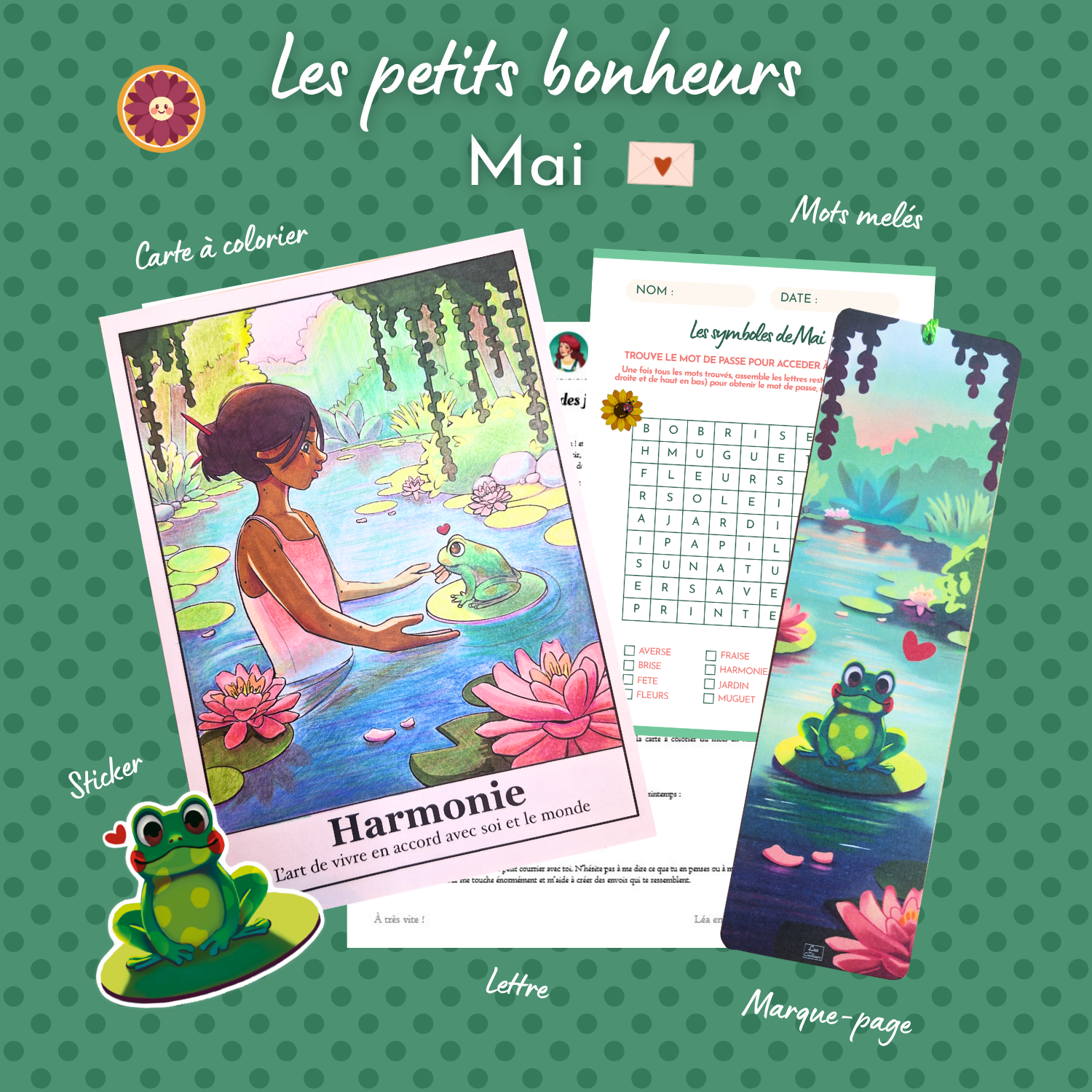 Les petits bonheurs (courrier mensuel)