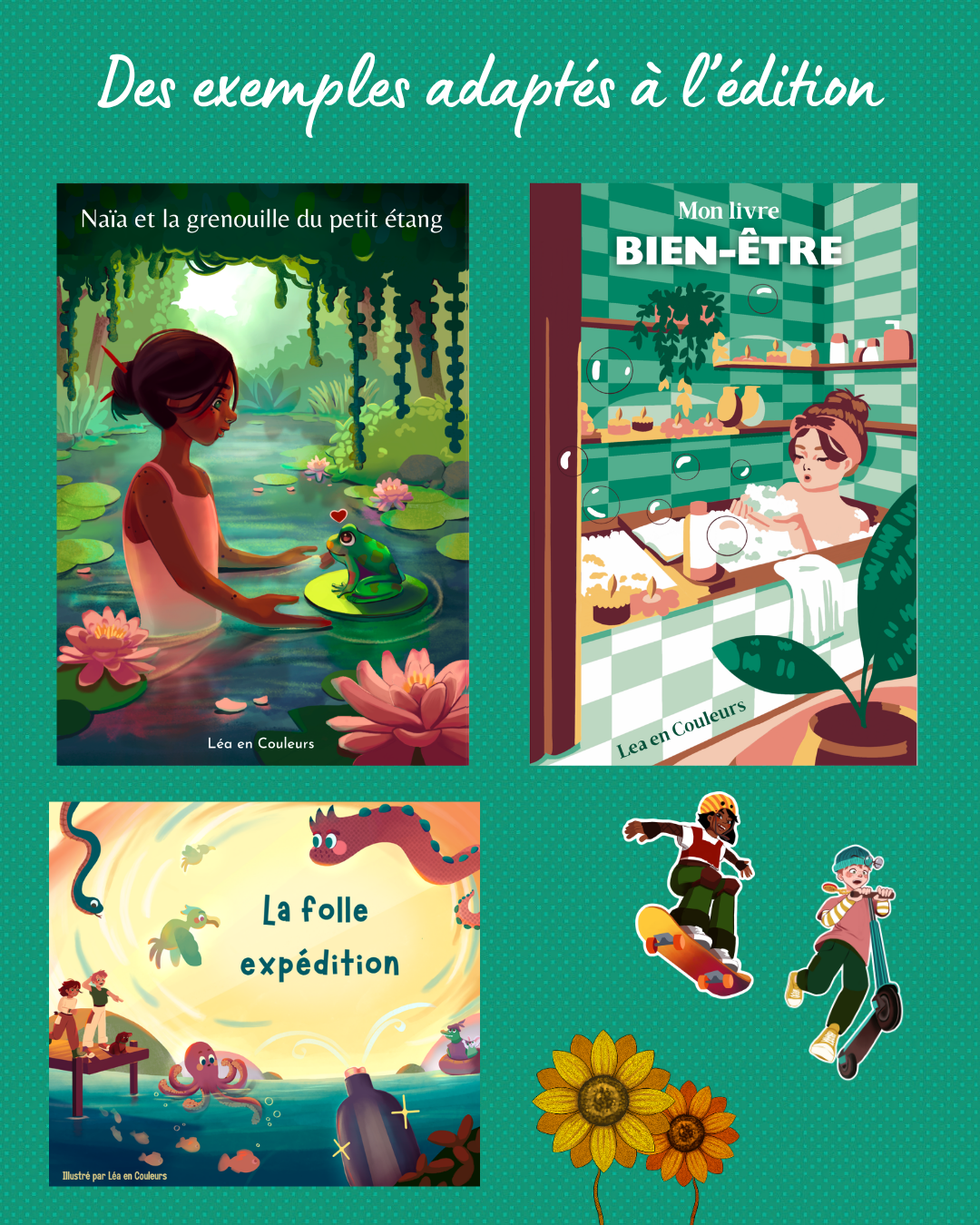 Lea en couleurs - recherche illustrateur