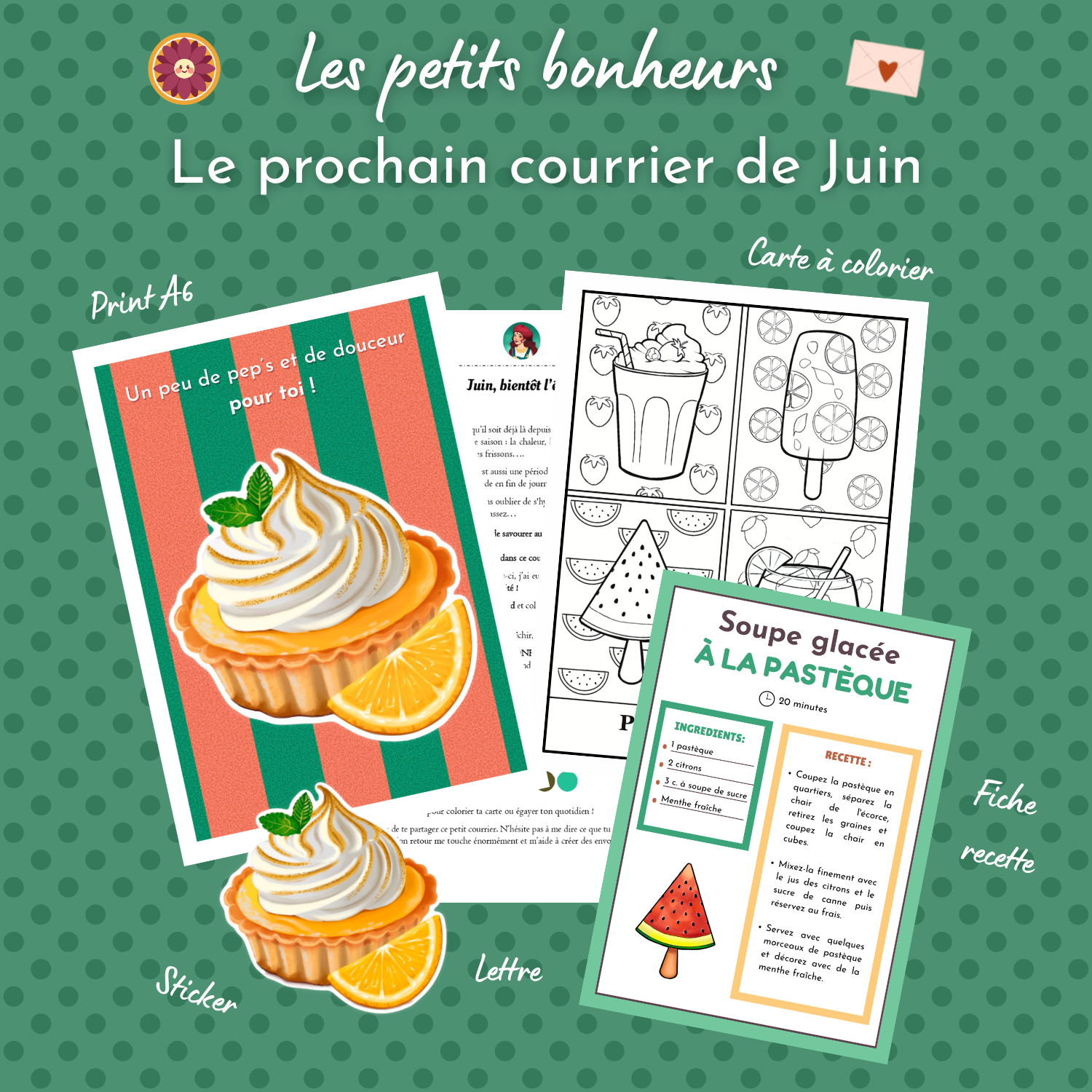 Les petits bonheurs (courrier mensuel)