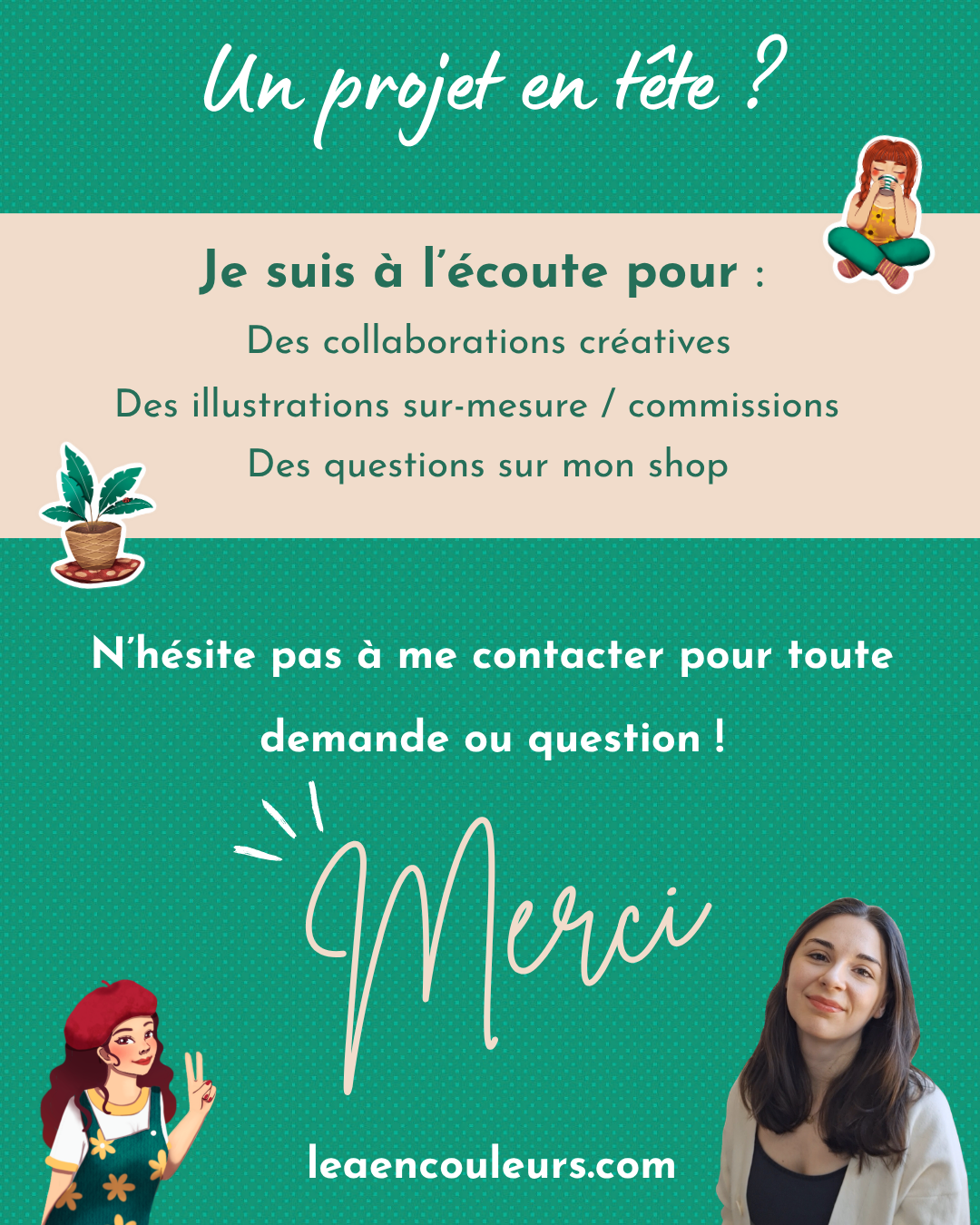 Lea en couleurs - illustrations personnalisées