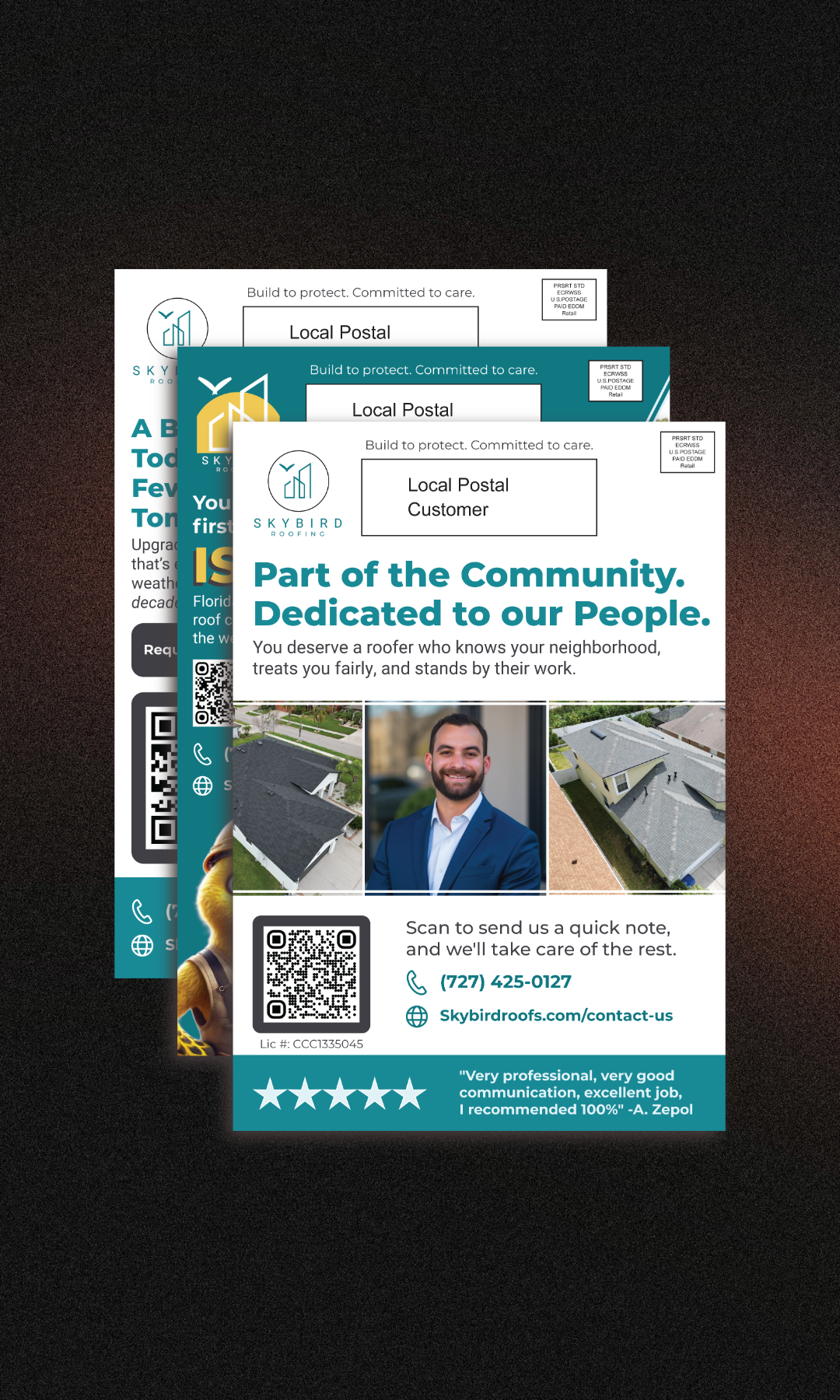 Skybird Roofing EDDM Flyer