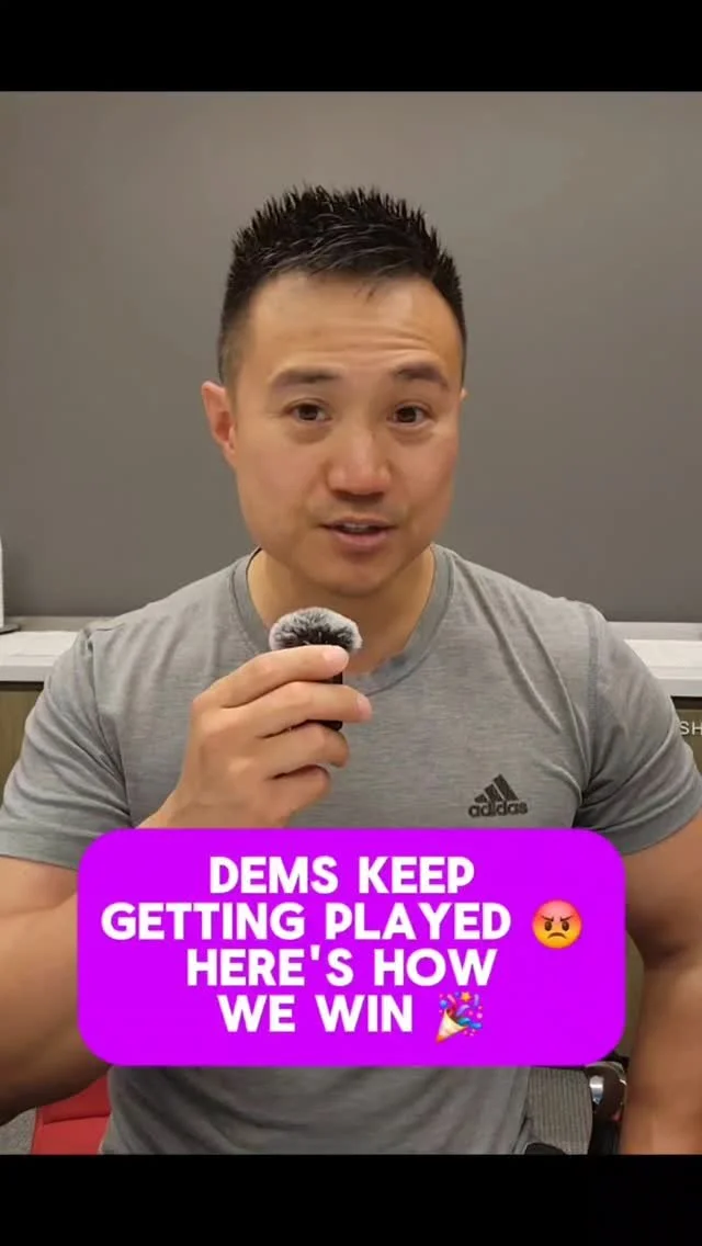 Enough defense. Democrats need offense. California’s fight is the blueprint: meet fire with fire, and show voters there is a plan.