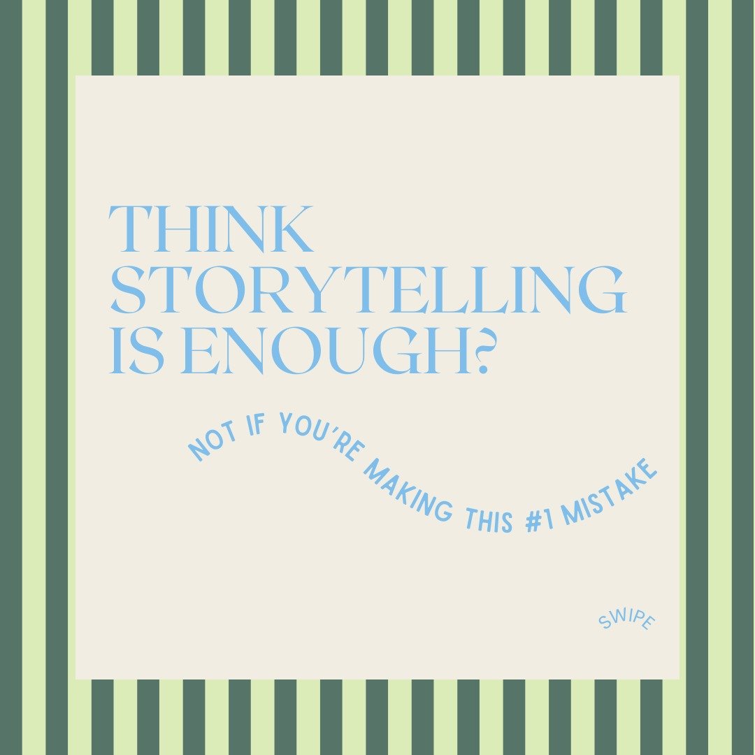 📝 Everyone&rsquo;s telling stories on Instagram these days&hellip; but here&rsquo;s the catch 👉 most are still making one mistake that&rsquo;s killing their sales.

They&rsquo;re telling their story&hellip; without making it relatable to their audi