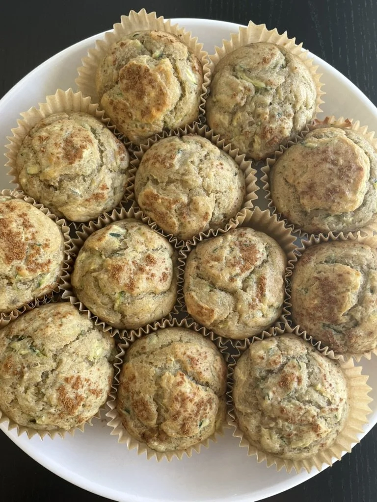 Nourishing & nurturing: banana zucchini muffins