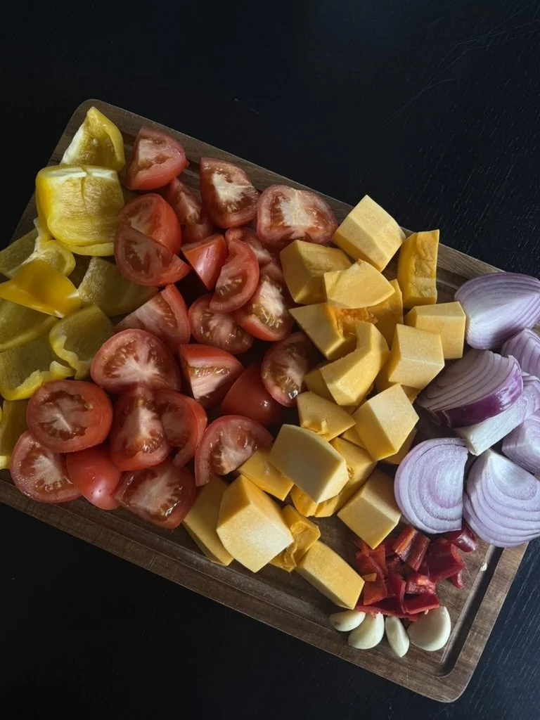 Nourishing & Nesting: Roasted Veggie Soup!