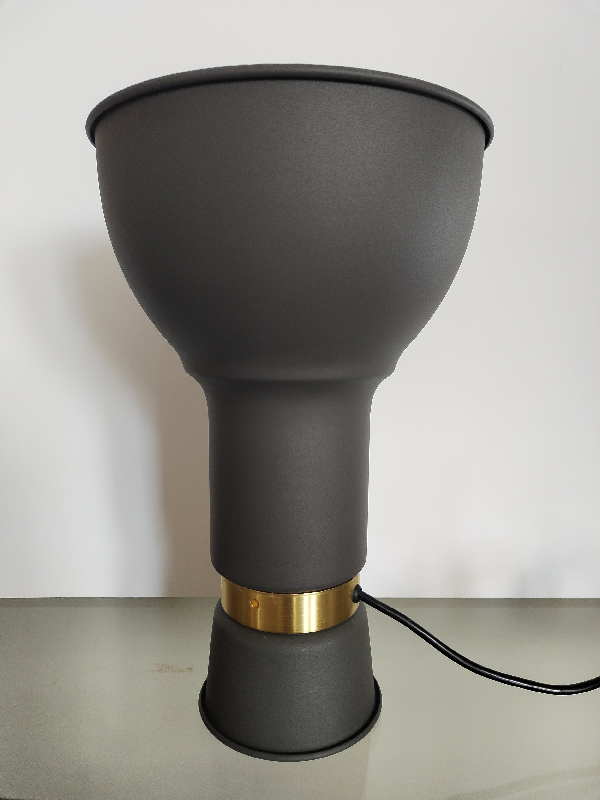 Grey Table Lamp Uplighter