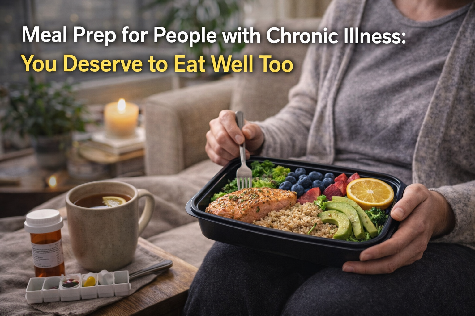 Meal Prep for People with Chronic Illness: You Deserve to Eat Well Too