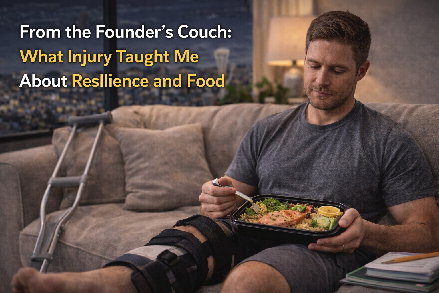 From the Founder’s Couch: What Injury Taught Me About Resilience and Food