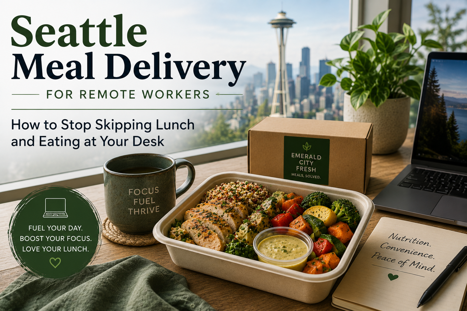 Seattle Meal Delivery for Remote Workers: How to Stop Skipping Lunch and Eating at Your Desk