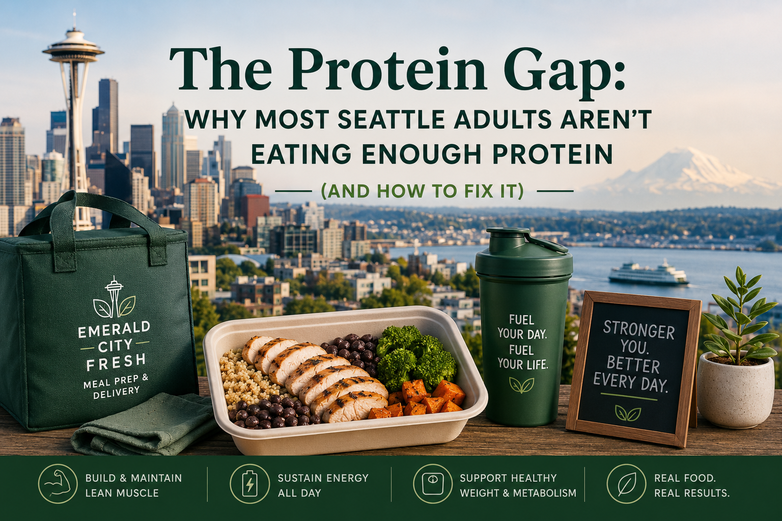 The Protein Gap: Why Most Seattle Adults Aren't Eating Enough Protein (And How to Fix It)