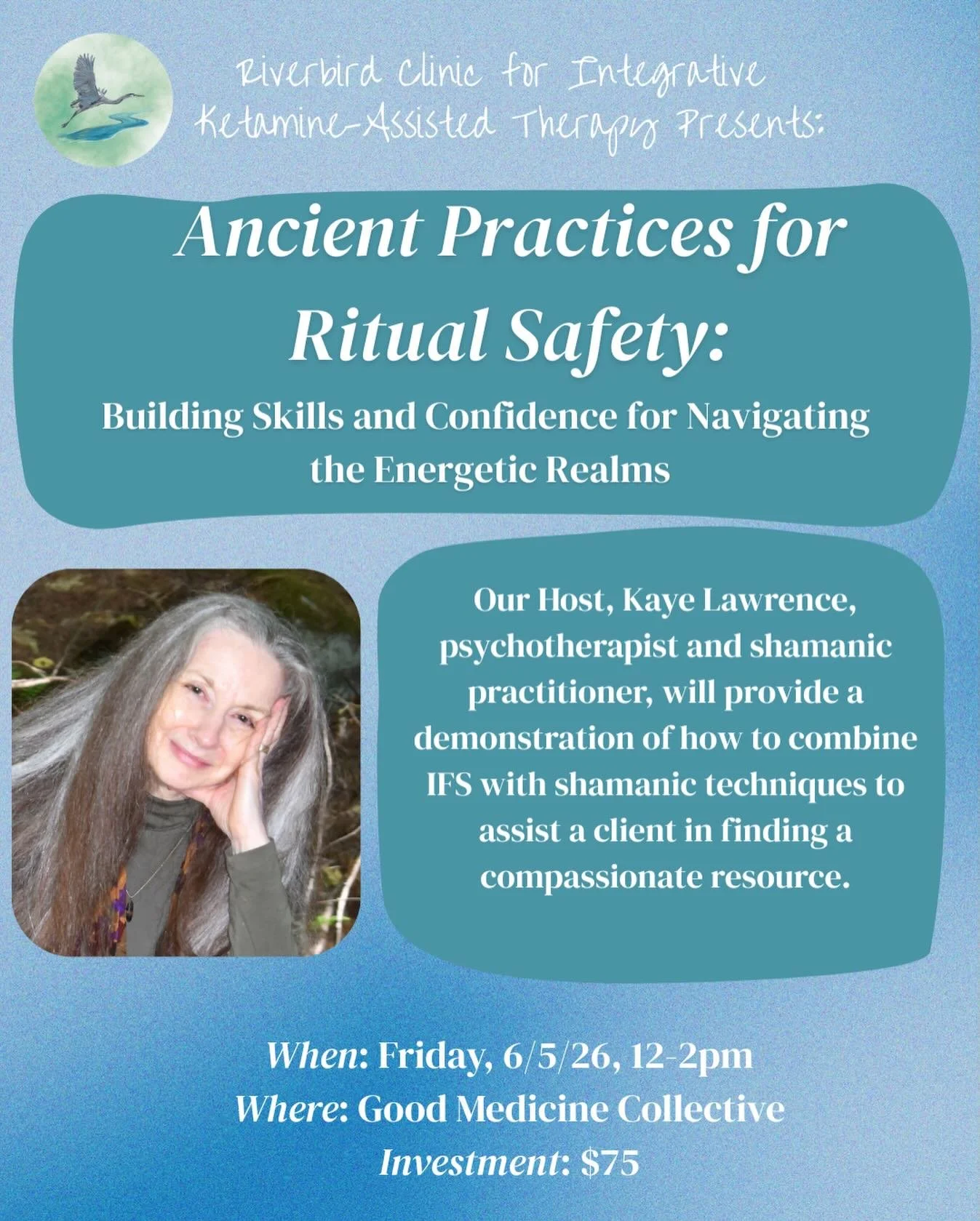 ✨New Dates!✨

Due to overlap with school vacation week, we changed the date of this workshop by request. 

✨link to register in bio✨

Hosted by Kaye Lawrence, who has been practicing and teaching shamanism for over two decades and is also a practicin