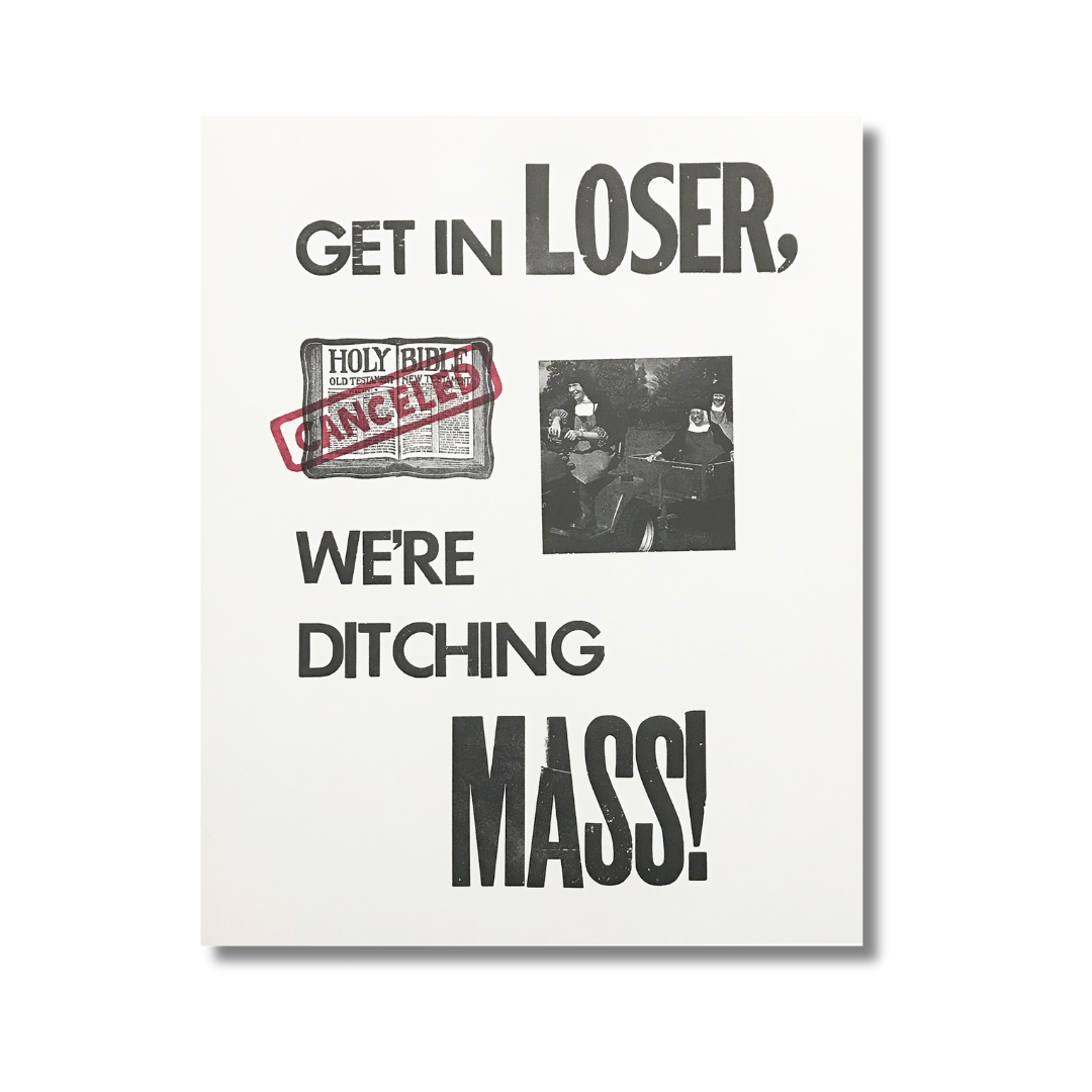 Anti-Christian Holiday Print