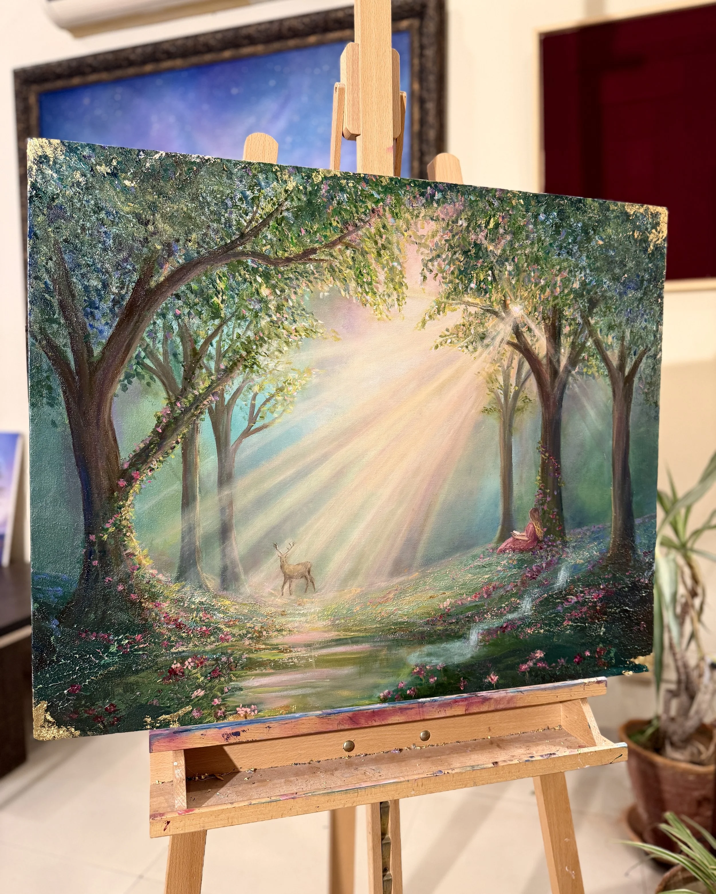 In a world of her own