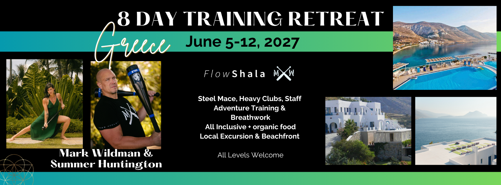 8 Day training retreat Greece | June 5-12, 2027