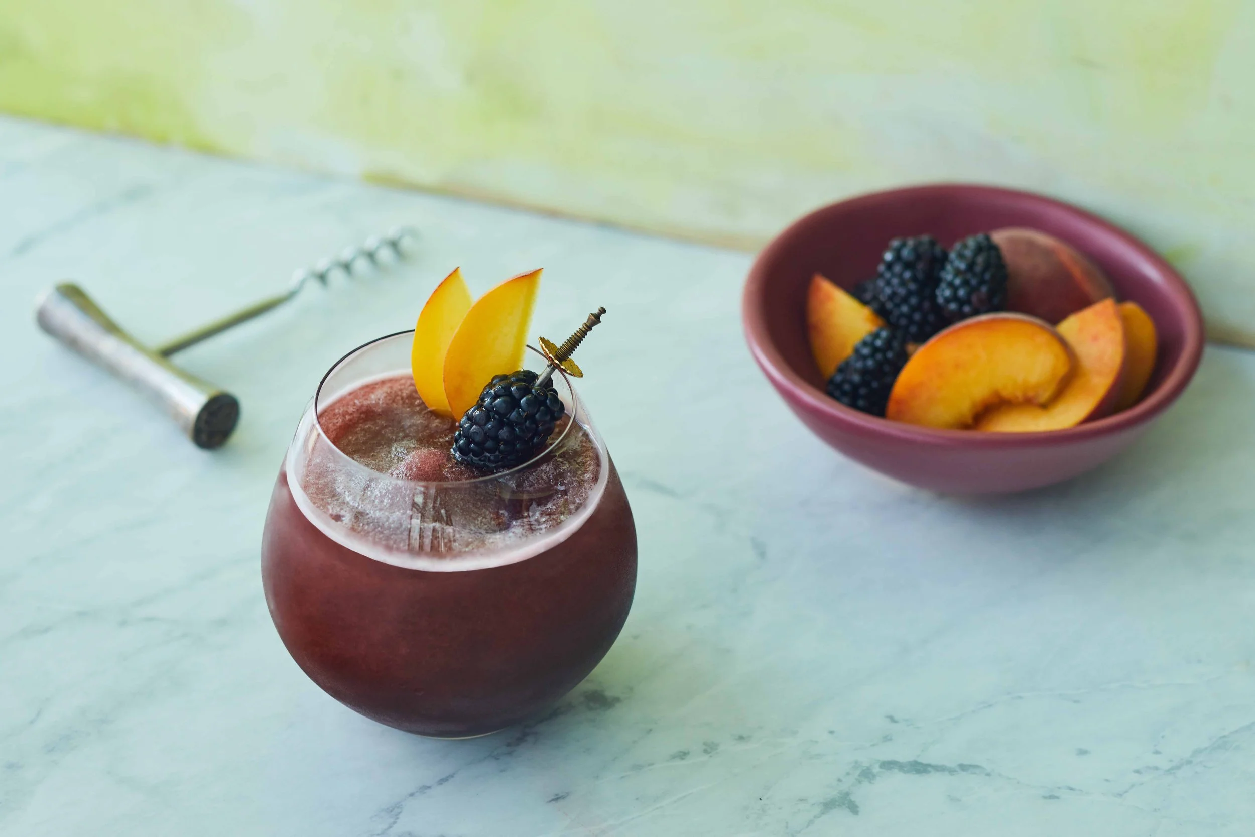 Blackberry Peach Sangria