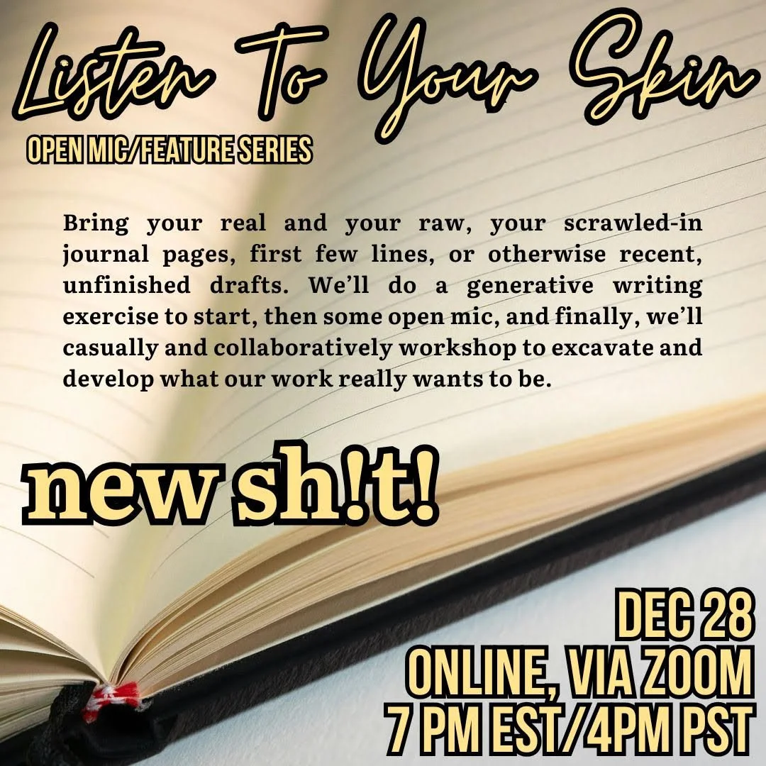 Listen To Your Skin open mic