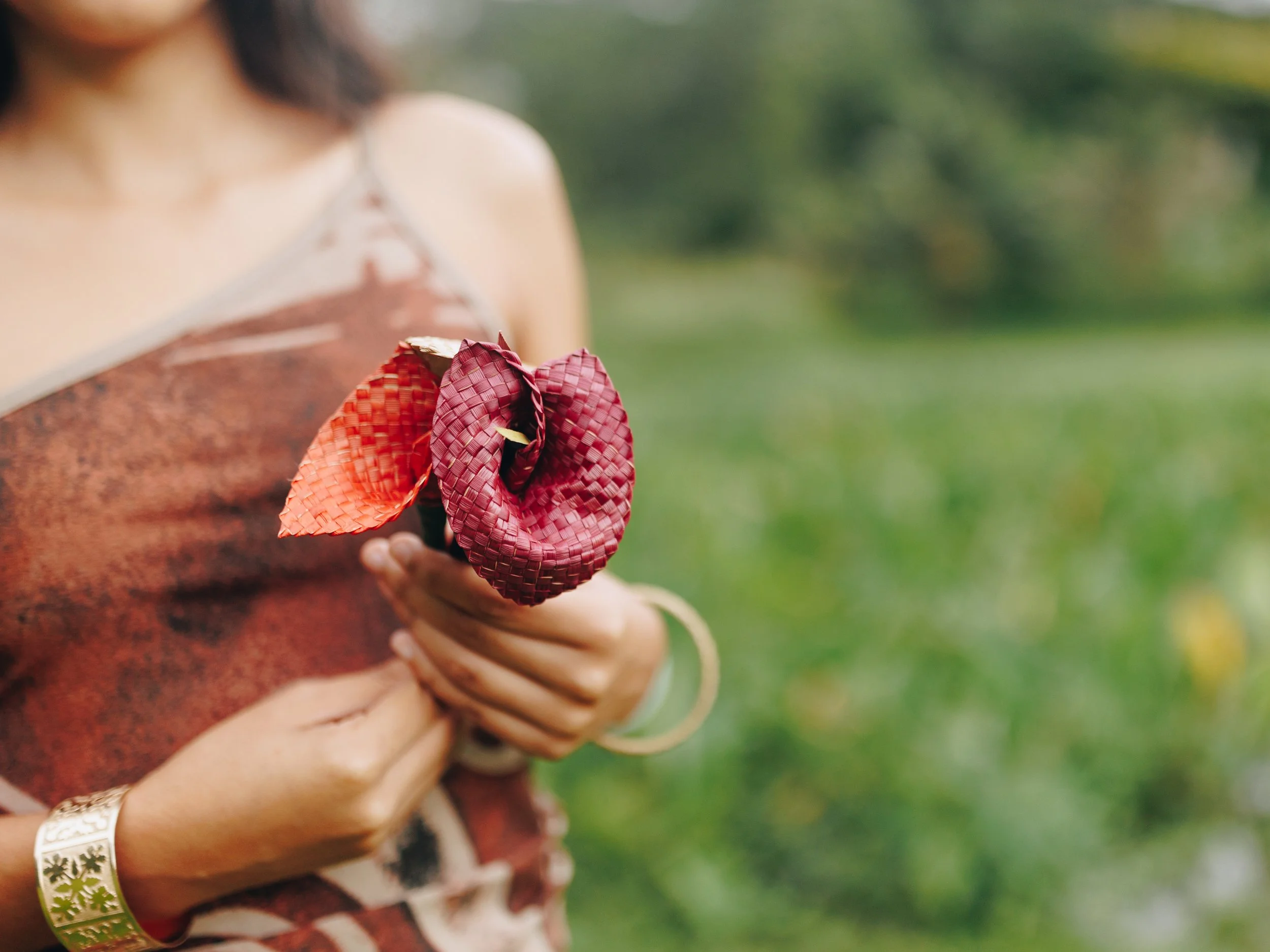 Lauhala Anthurium Workshop at Mahaholokai Cabin (May 24)