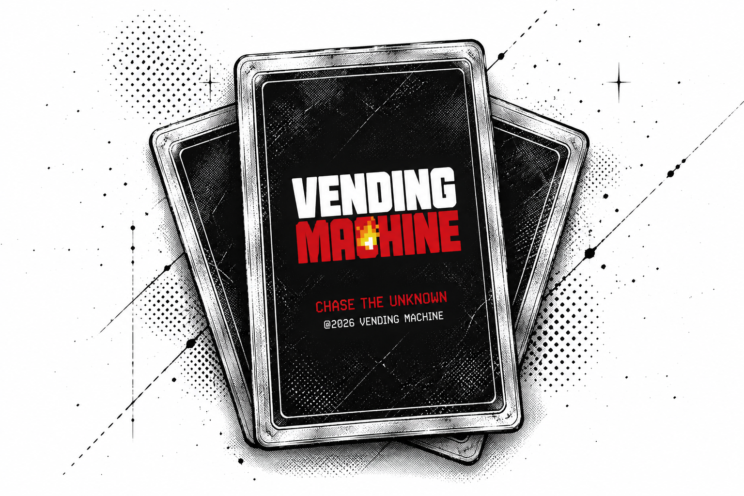 Vending Machine collectible card backs