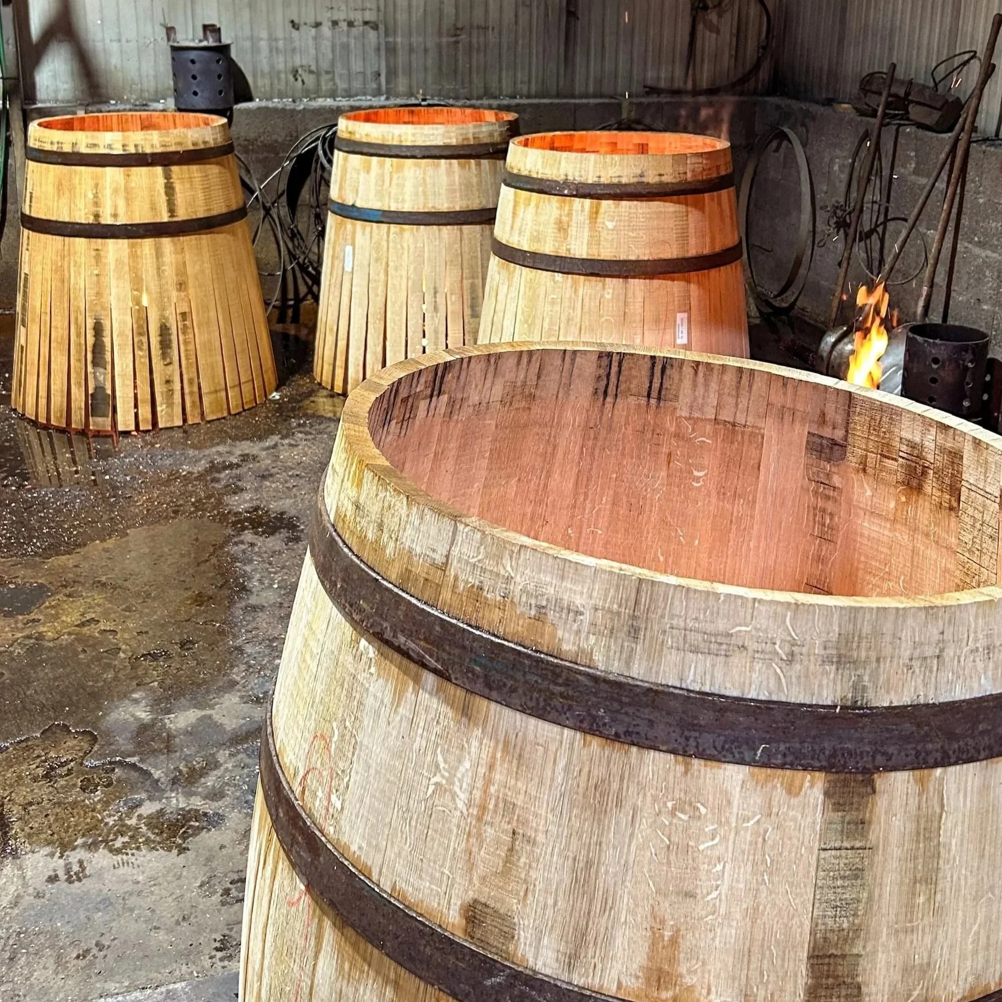 Toasting: how heat transforms oak into flavour