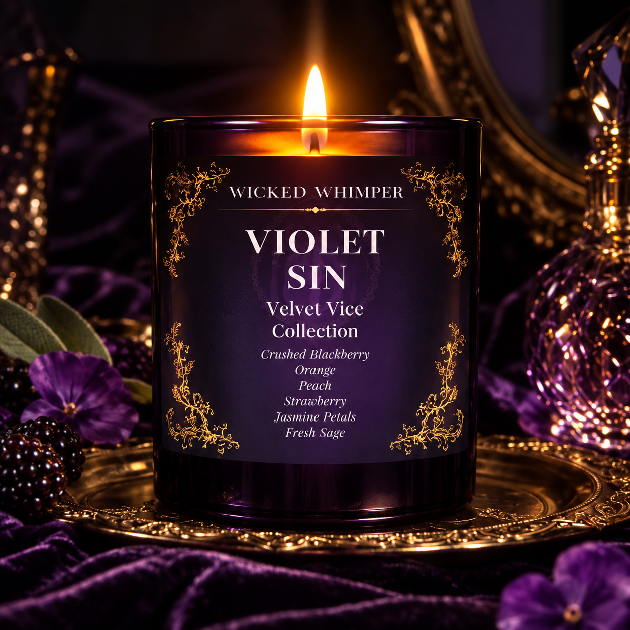 Violet Sin 9 oz candle