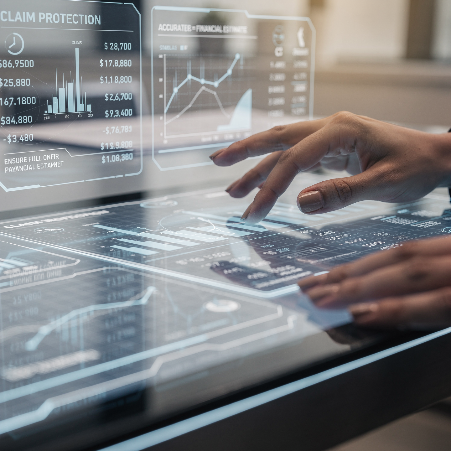 Advanced insurance estimation technology ensuring claim protection through financial precision