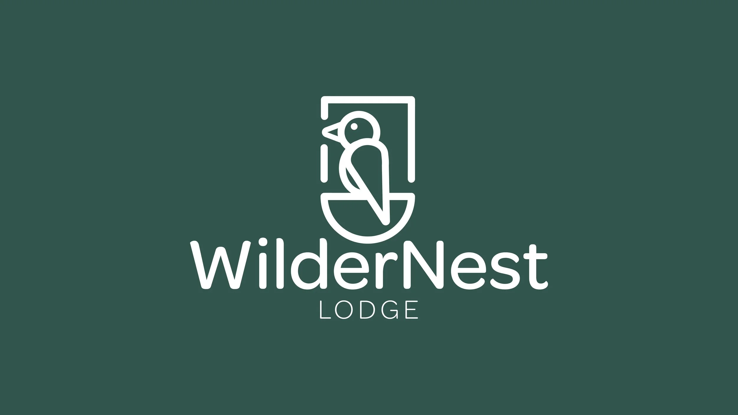 WilderNest Lodge Branding