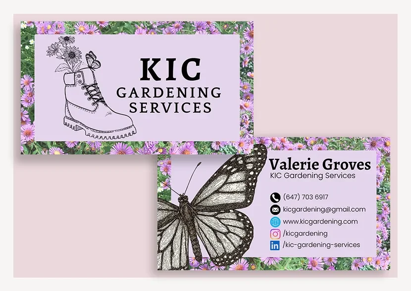 KIC Gardening Services Marketing Collateral