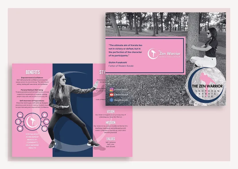 The Zen Warrior Marketing Collateral 