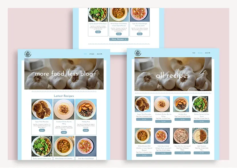 Website: More Food Less blog