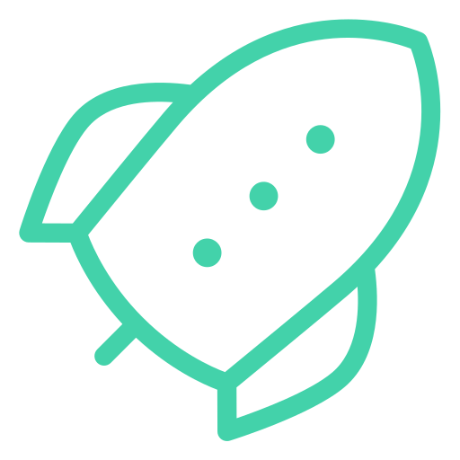 Line drawing of two leaves, one overlapping the other, with three small dots on the larger leaf.