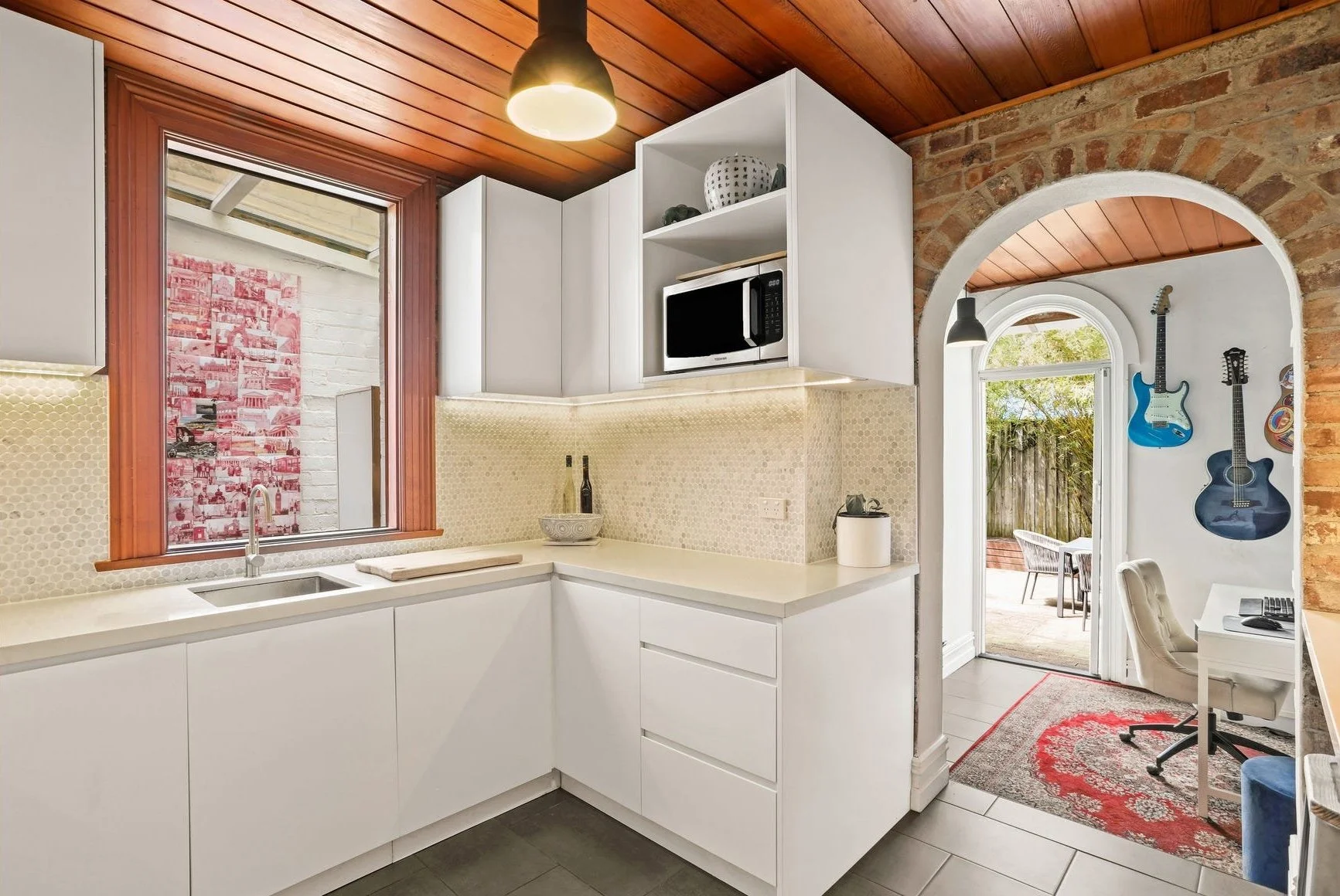 Kitchen and study, 97 Fitzroy Street, Surry Hills