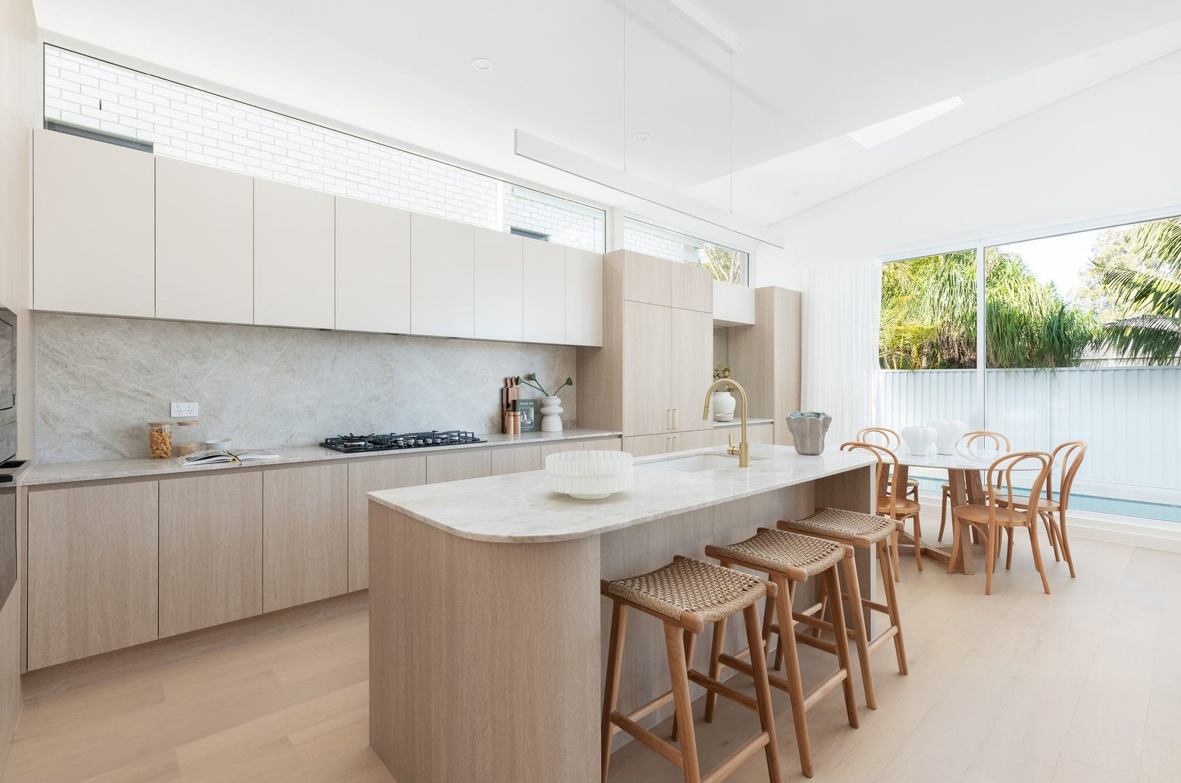 Kitchen and dining area of 20A Bilga Street, Kirrawee