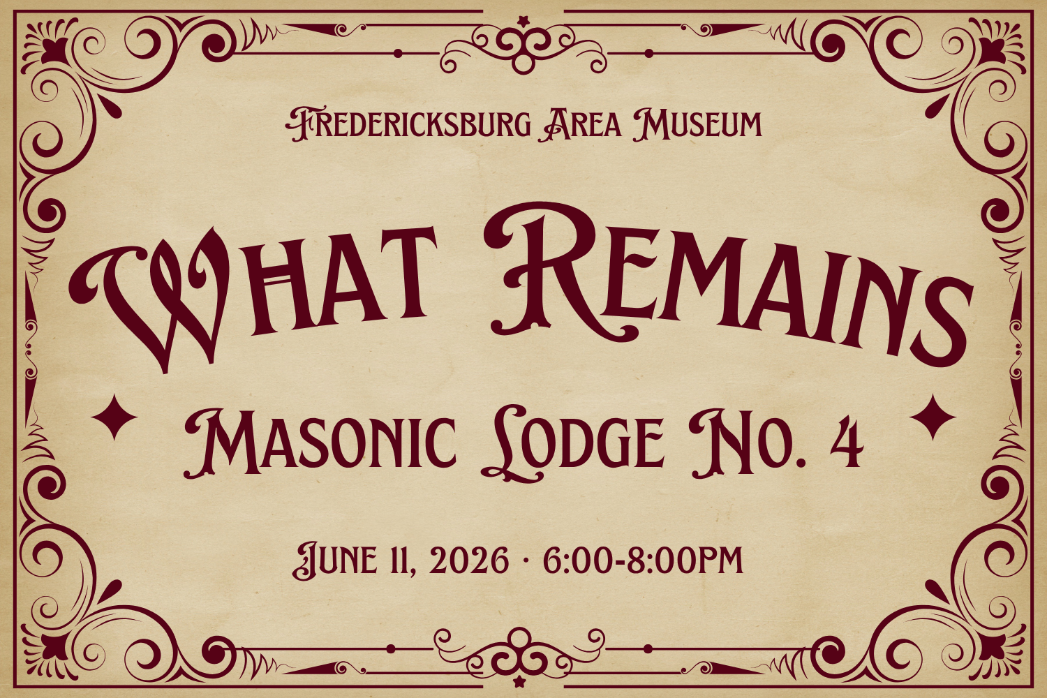 What Remains: Masonic Lodge No. 4