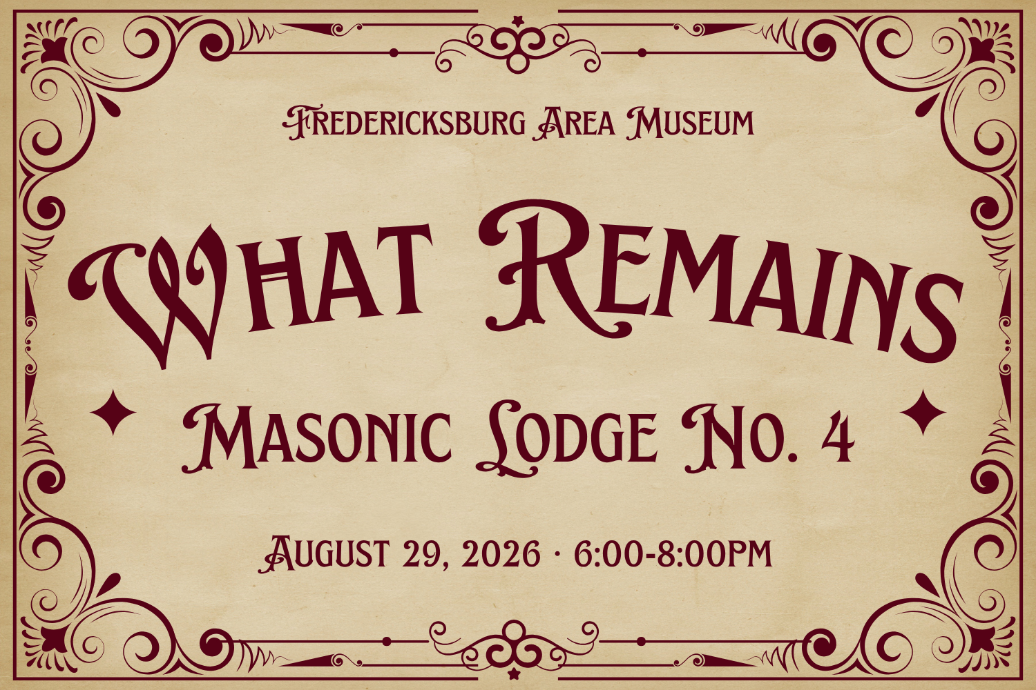 What Remains: Masonic Lodge No. 4