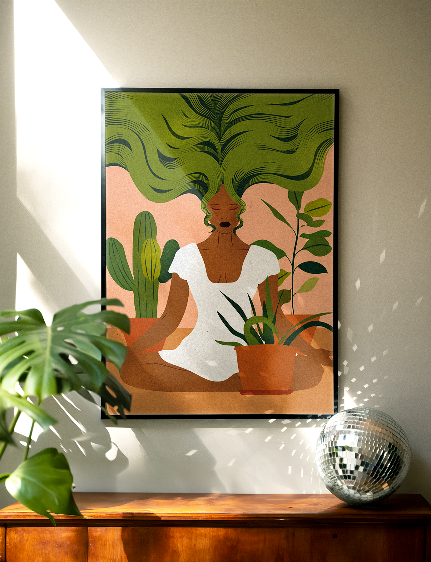 Meditating  with Plants