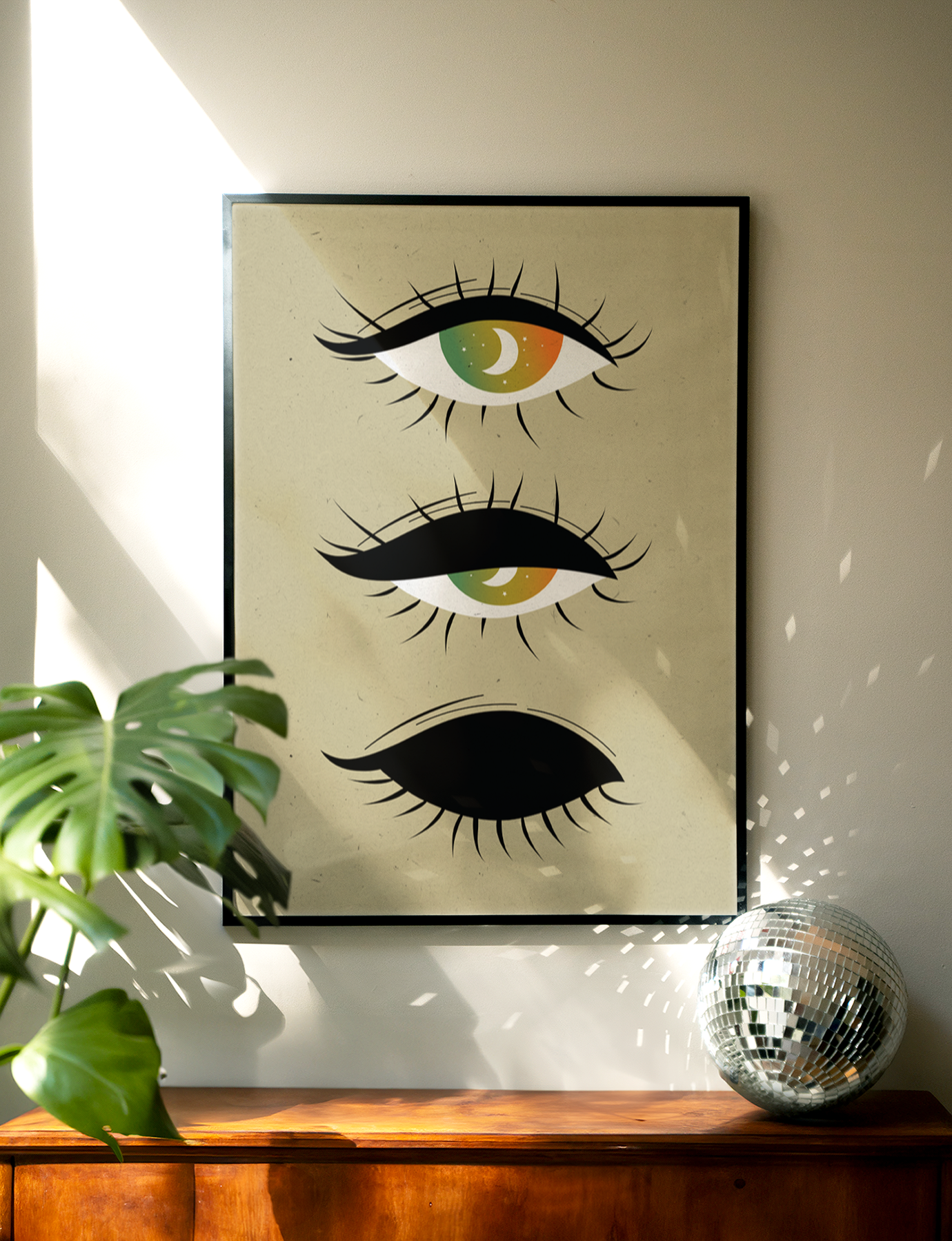 Three Eye Art Print 16x20