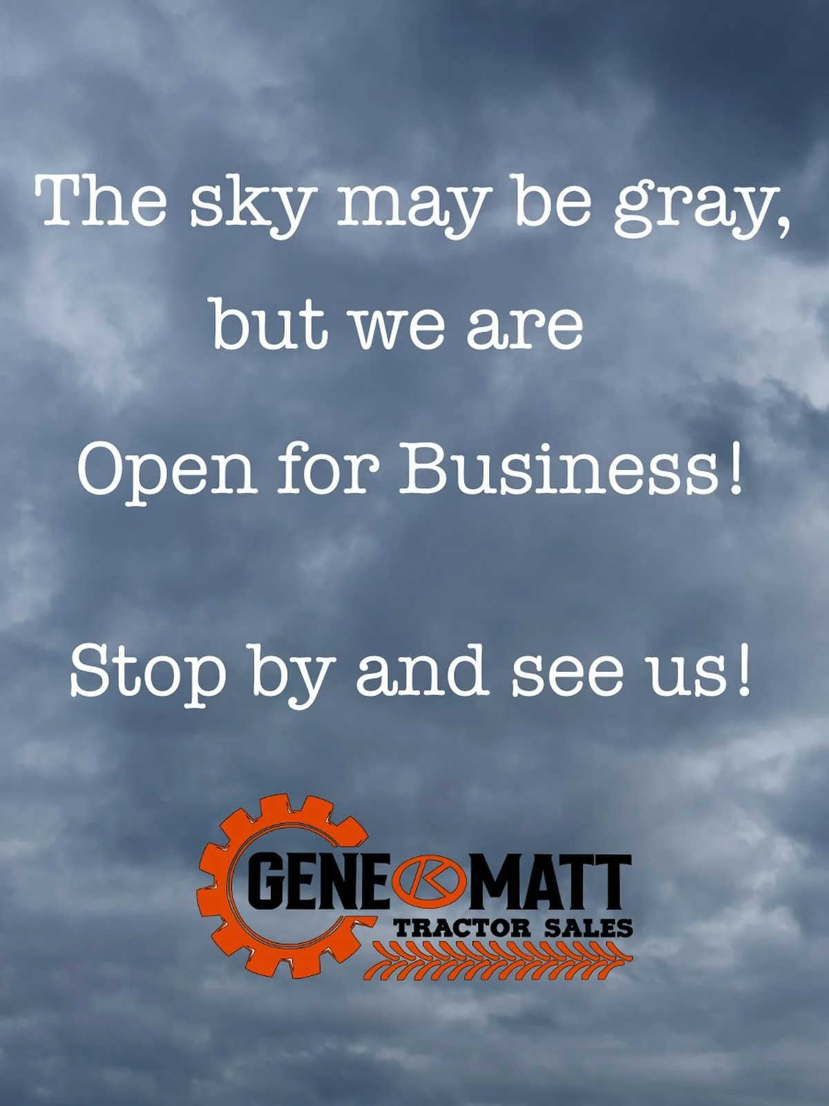 Stop by and see us! Our sales, parts and service departments are here to help. We're open until 5 p.m. today.

#kubotadealer #kubotausa