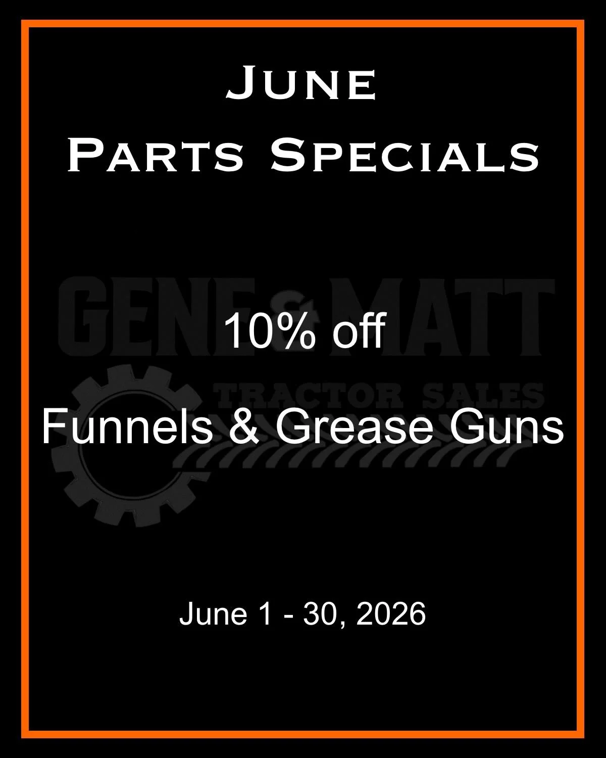 ✨JUNE SPECIALS✨

Our current specials for the month of June! Specials run from June 1 - 30, 2026.

Stop by and see us!

#kubota #kubotadealer #kubotausa #kubotacountry #summersavings