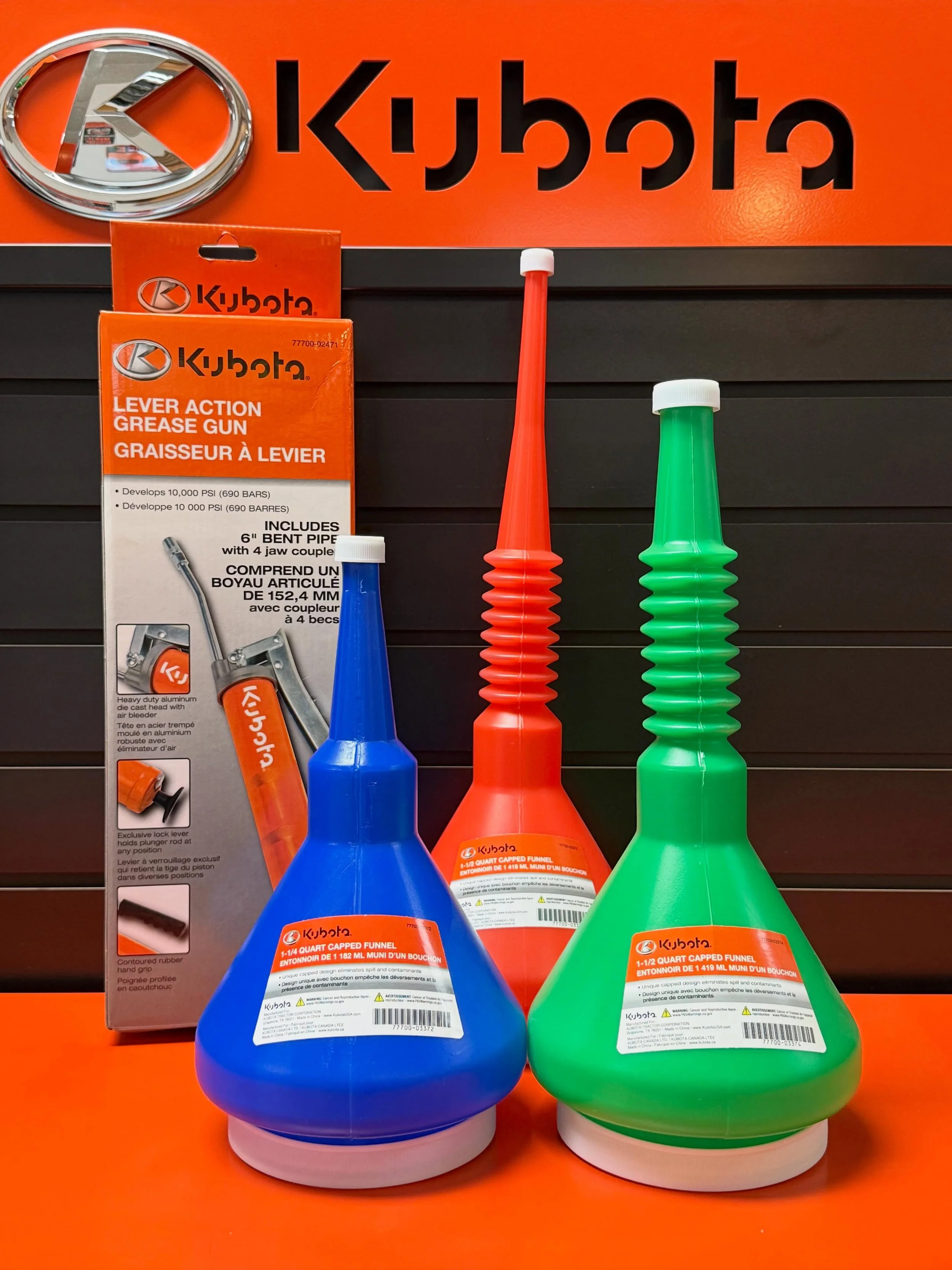 ✨JUNE SPECIAL✨

10% off Funnels and Grease Guns for the month of June.

#kubota #kubotadealer #kubotausa #kubotacountry #kubotaparts