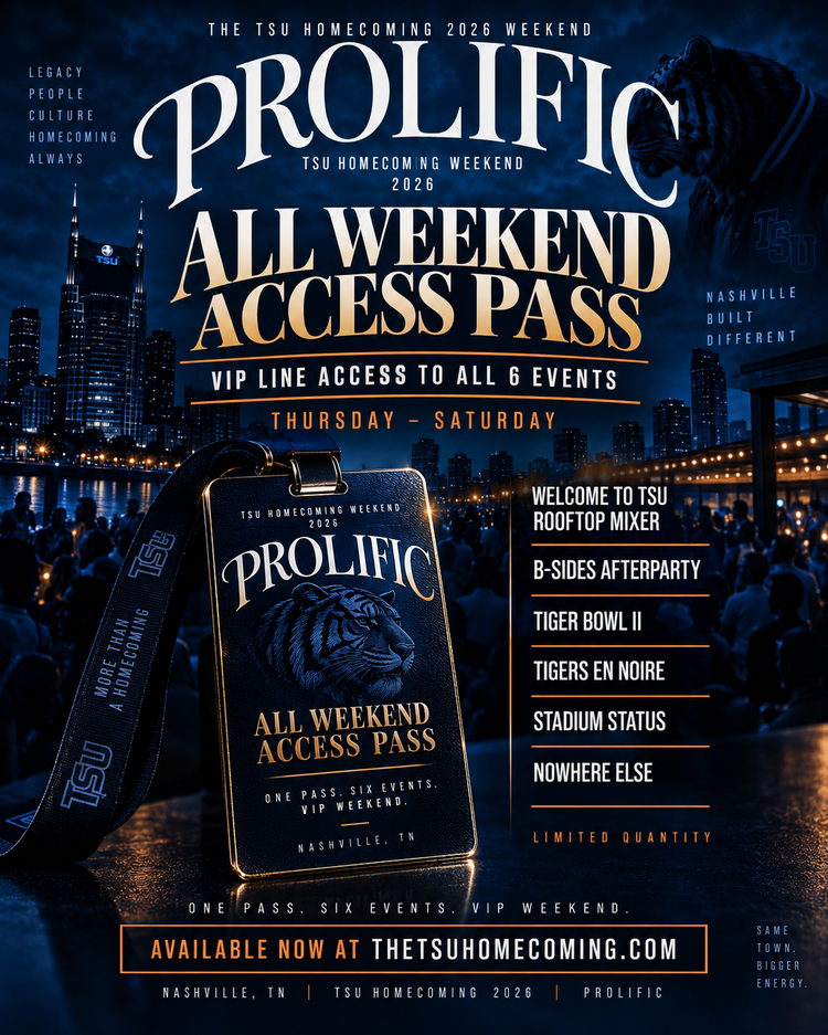 TSU Homecoming 2026 Weekend — All Weekend Access Pass