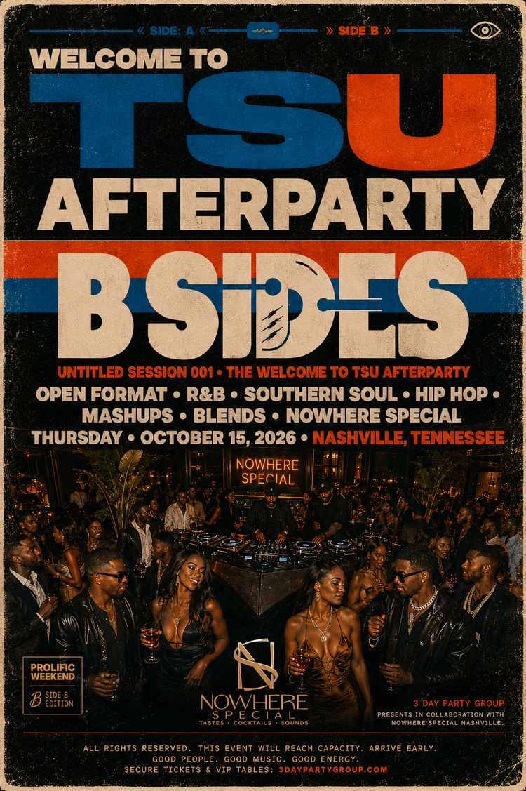 B-Sides — event flyer