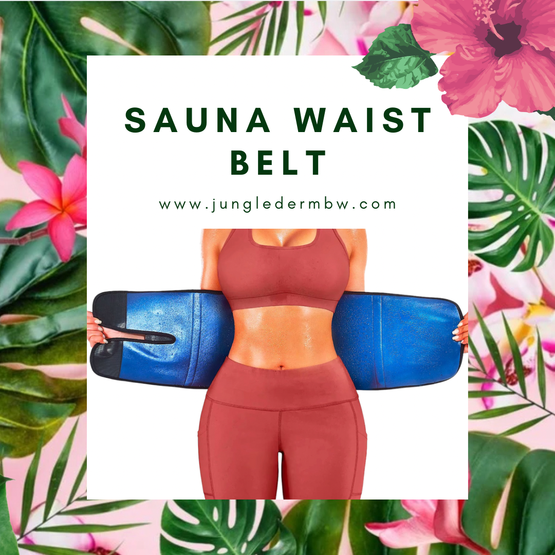 🔥 Jungle Derm PU-Coated Sauna Waist Belt