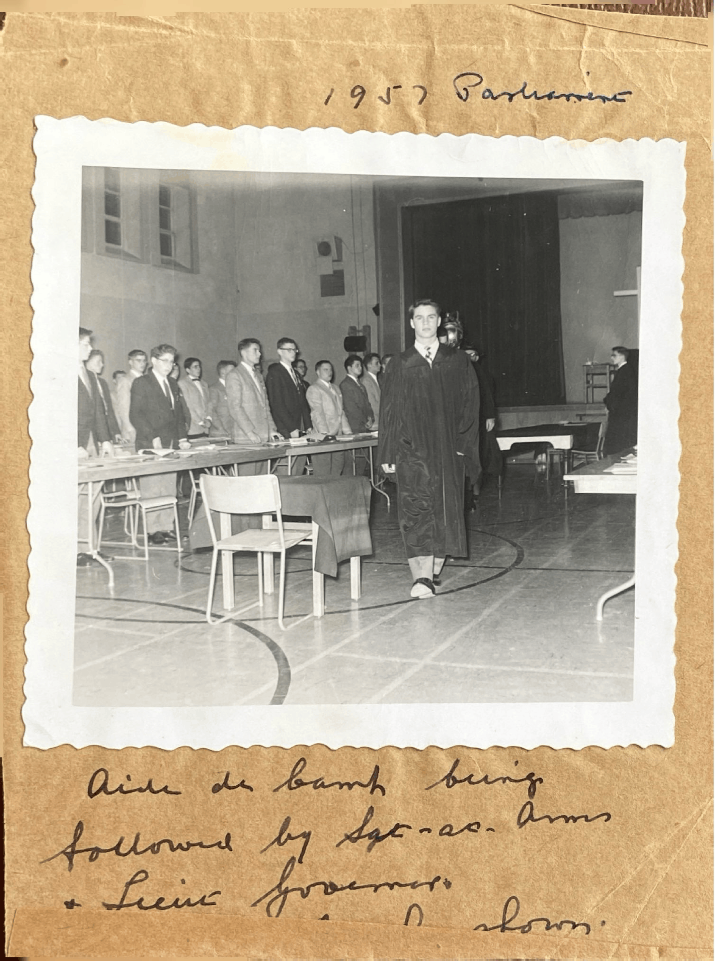 Photo des participants de la 8e législature — 1957