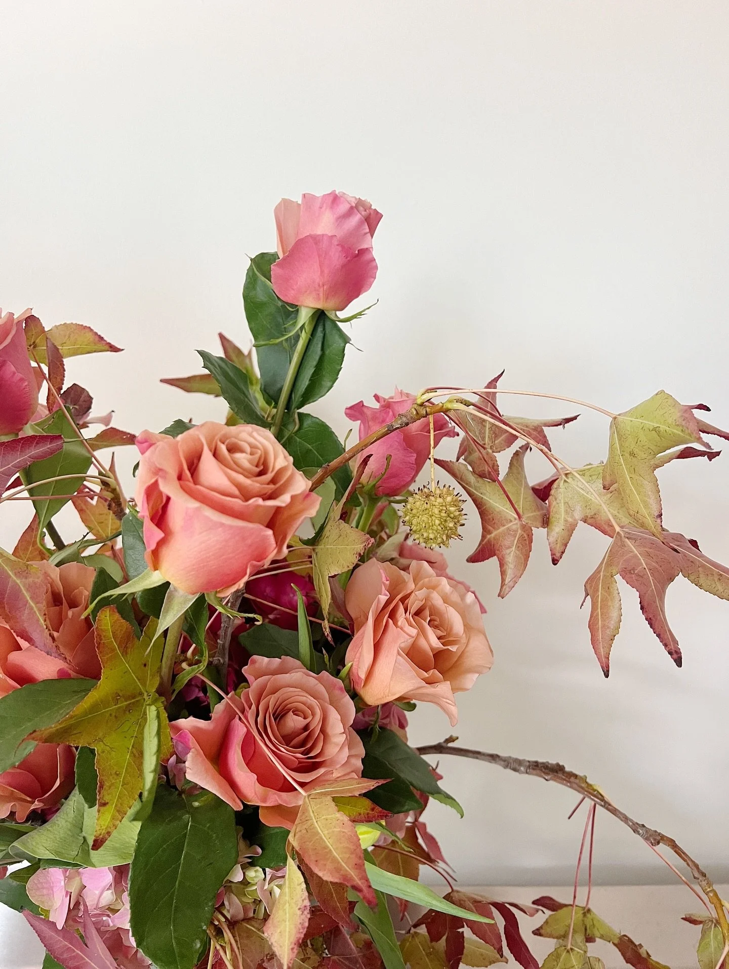 Fall in her simplest form &mdash; a few blooms and a touch of texture. Sometimes less truly is more.