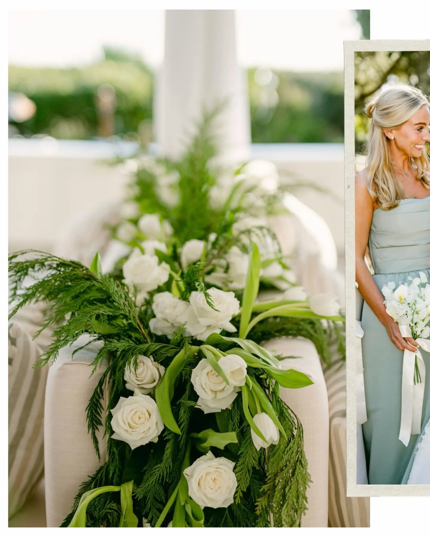 Britt &amp; Sammy

This December beach wedding was every bit as light and airy as it was architectural &mdash; a blend of softness and structure. A cascading tulip arch framed the church, with tulips and garland spilling onto the dance floor! 

Our v