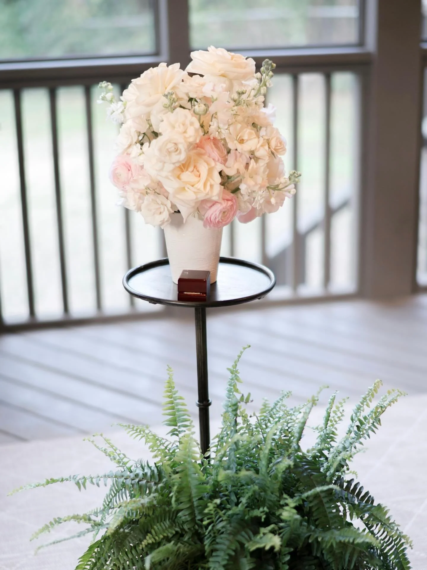 We had the absolute joy of creating the florals for Maggie and John&rsquo;s engagement!! Getting to play a small part in such a big moment for them meant so much to us. Feeling so grateful to celebrate them!!🤍💍