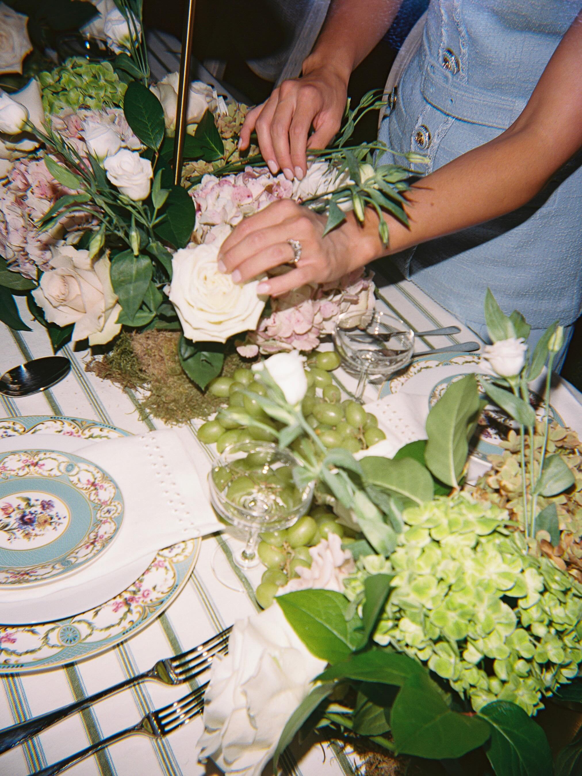 Doing our most favorite thing on film 🎞️ !! 

There is no better way to elevate your event, no matter the size, than through thoughtful attention to detail!
