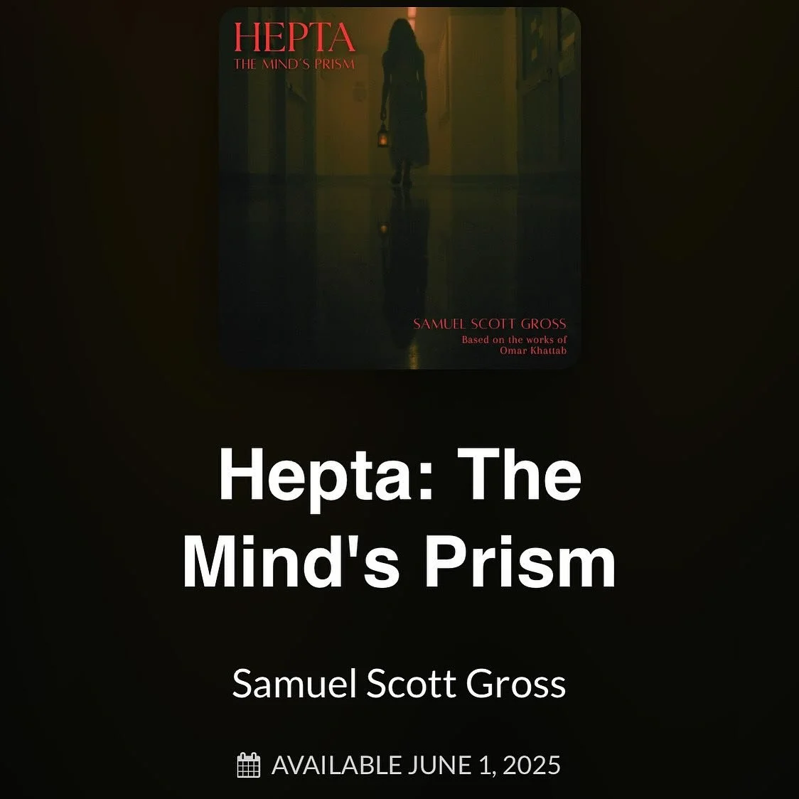 It&rsquo;s finally happening! I am officially releasing music to the public!

This album was composed for a student film with the same name, written and directed by Omar Khattab. This was the second student film I have worked on with students from Fr