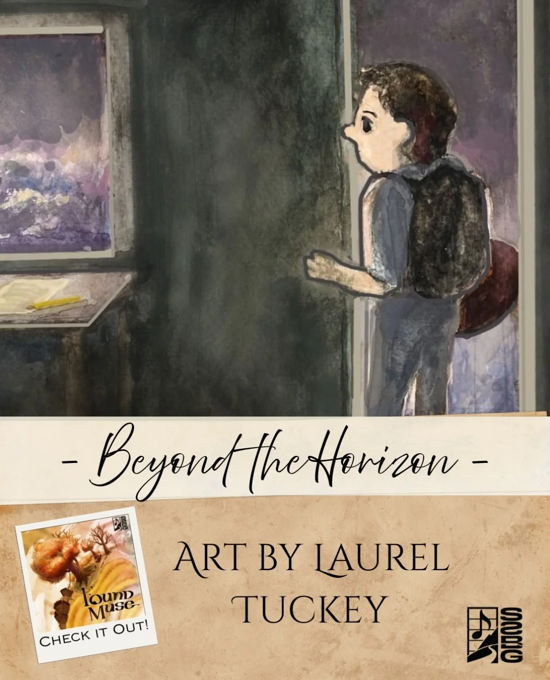 Just like that, the festival came to a close, and Finn found himself back home. Try as he might, he could not put his mind to rest. Slowly, he crawled out of bed, tiptoeing gently down the stairs. Knowing they would worry, a thoughtful letter was pla