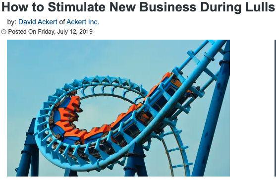 How to Stimulate New Business During Lulls